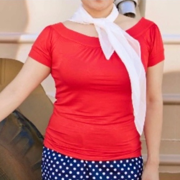Accessories - WHITE SCARF NECK TIE GAUZY PINUP